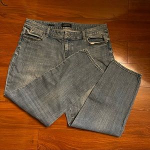 Talbots Flawless Five Pocket Boyfriend Jeans In Light Wash Size 14